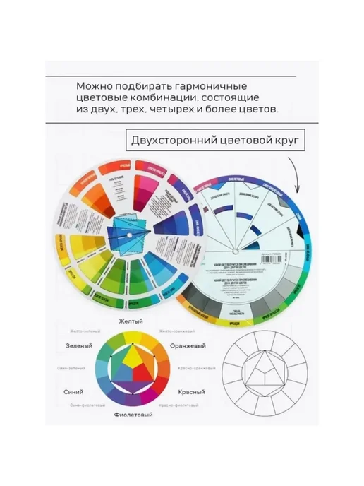 mvh Цветовой круг Иттена, диам 18 см, синий, фото 5