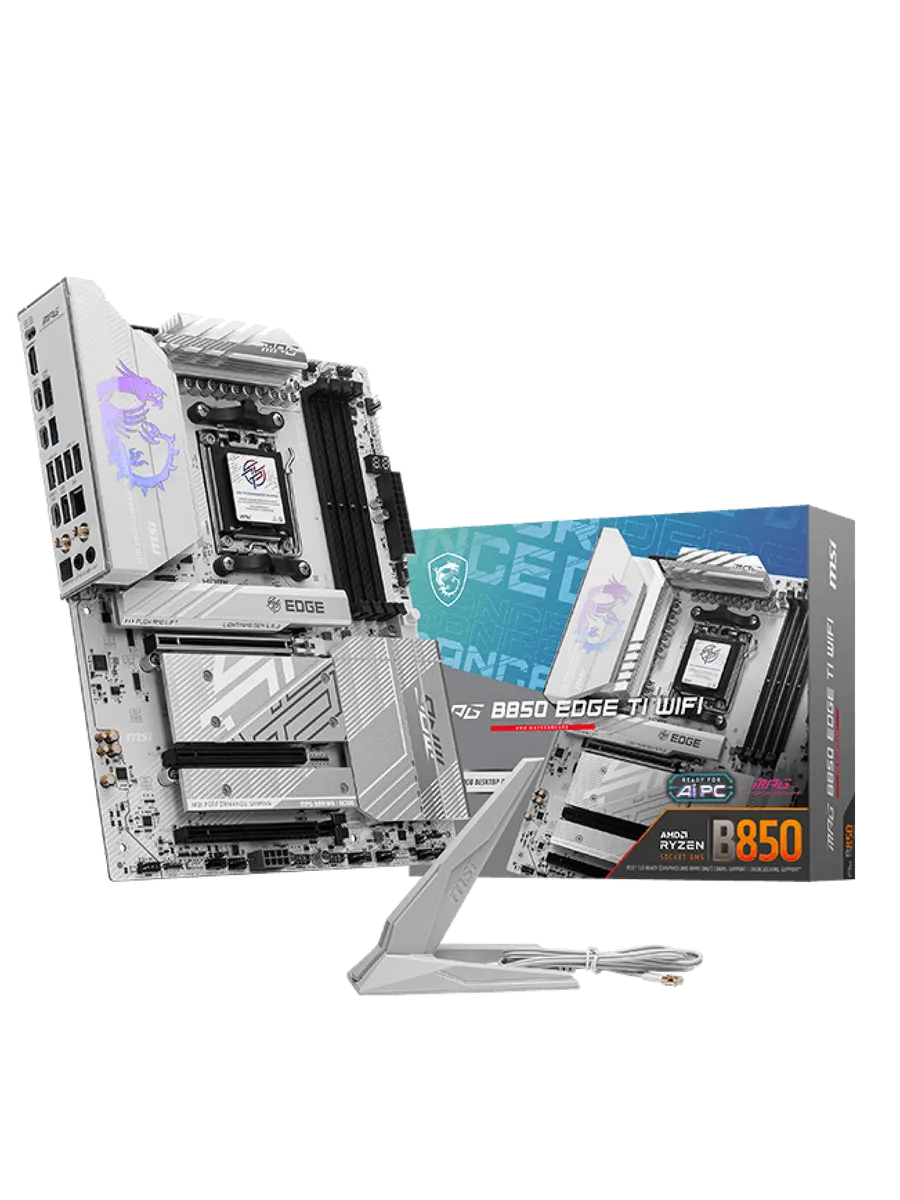 Материнская плата MPG B850 EDGE TI WIFI AM5 AMD B850 ATX RTL MSI 370240878 купить в интернет‑магазине Wildberries