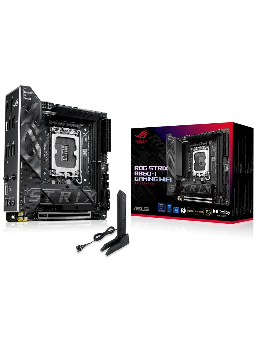 Asus Материнская плата ROG STRIX B860-I GAMING WIFI LGA1851 Intel