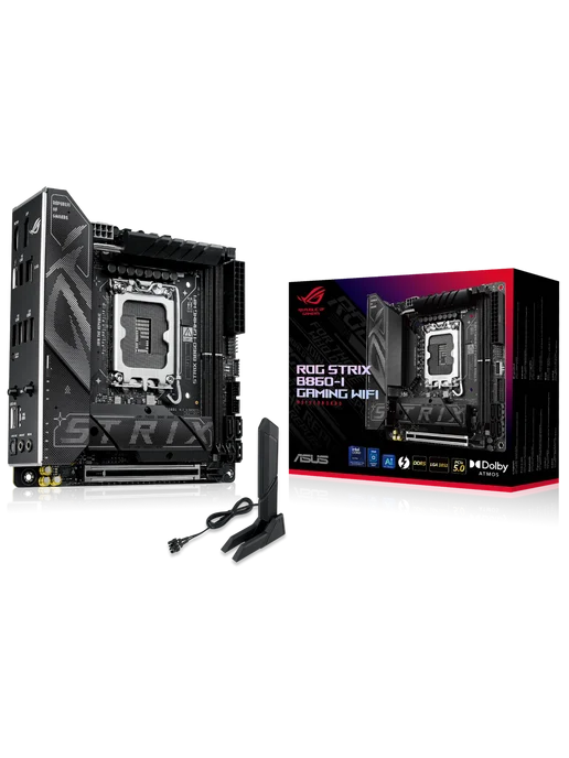 Asus Материнская плата ROG STRIX B860-I GAMING WIFI LGA1851 Intel, вариант