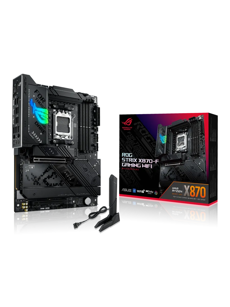 Asus Материнская плата ROG STRIX X870-F GAMING WIFI AM5 AMD X870