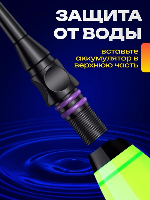 Rybolov Shop Умный поплавок для рыбалки светящийся с индикатором поклевки, зеленый, фото 5