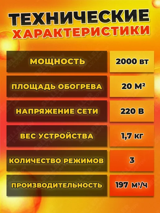 FoxWeld Тепловая пушка электрическая керамическая FOXHEAT E 9C, вариант, фото 3