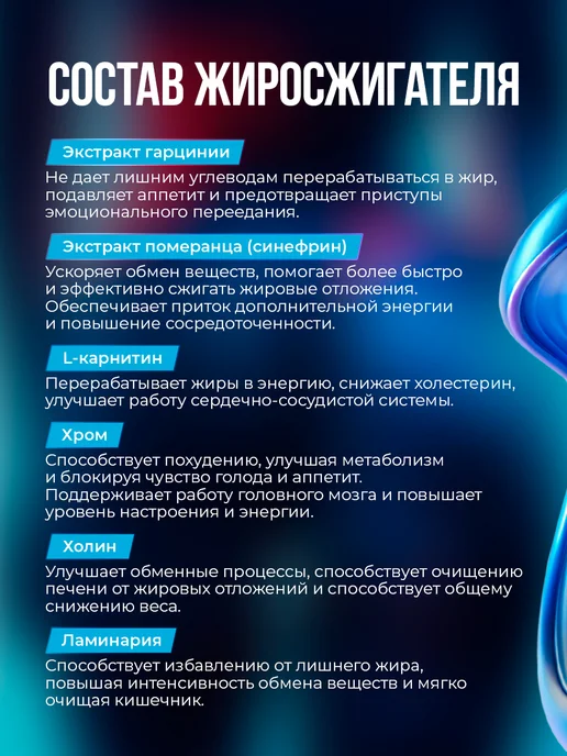 Доктор море Набор Жиросжигатель и Магний цитрат +В6 оптимум, вариант, фото 8