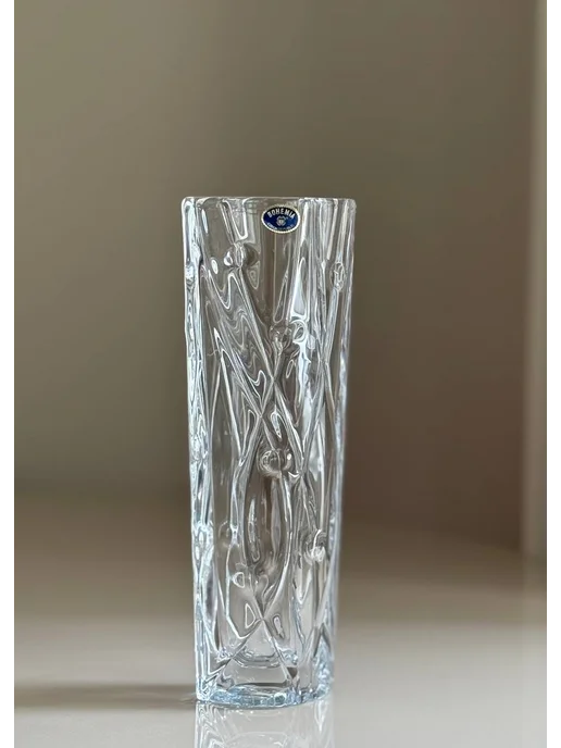 Crystal Bohemia Ваза для цветов 25,5cм "Лабиринт", белый, фото 2