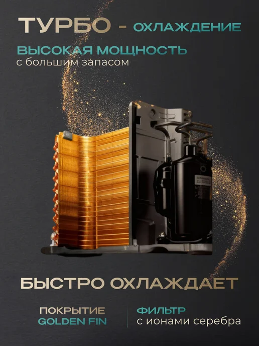 ANTARKTIK Сплит-система кондиционер ANO-12S01 37 кв м, белый, фото 4
