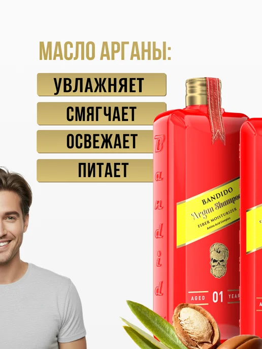 BANDIDO_SHOP Шампунь мужской парфюмированный, вариант, фото 2