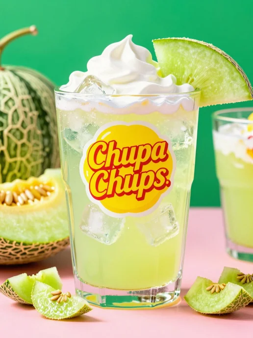 CHUPA CHUPS Напиток газированный дыня со сливками, 2 шт. по 345 мл, 2 шт, 345 мл, фото 3