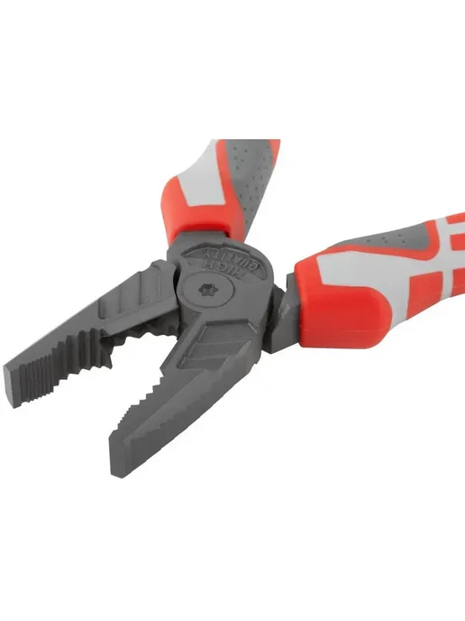 FIT FINCH INDUSTRIAL TOOLS FIT Плоскогубцы 20 см пассатижи комбинированные CRV + тефлон, серый, фото 6