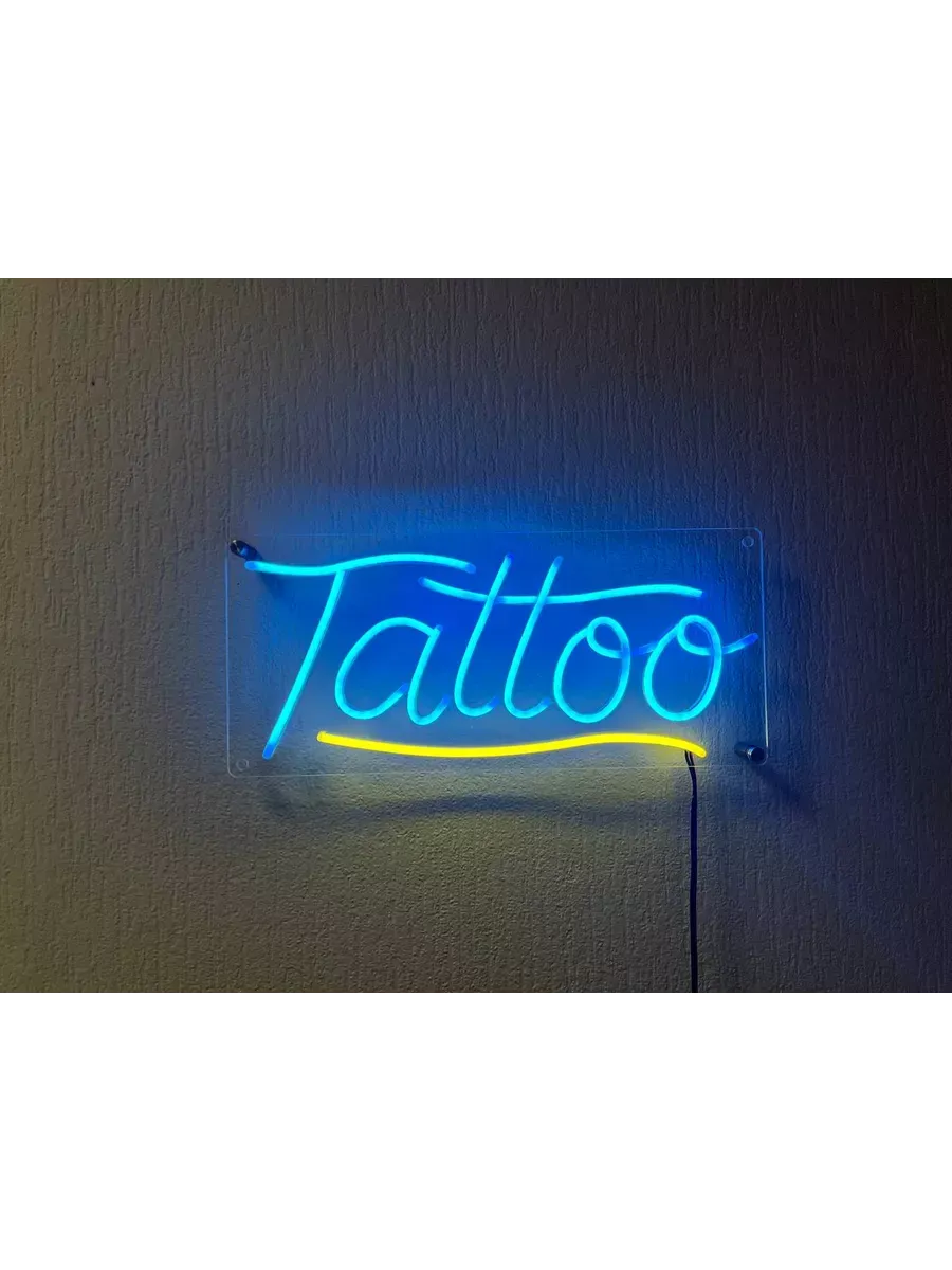 Неоновая вывеска Tattoo / надпись из неона в тату-салон