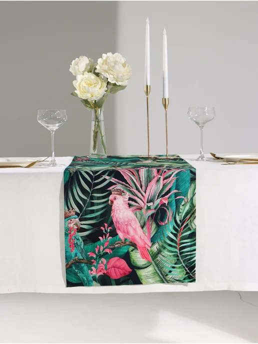 Этель Дорожка на стол декор для дома и дачи 40×146 см, 40x146, фото 8