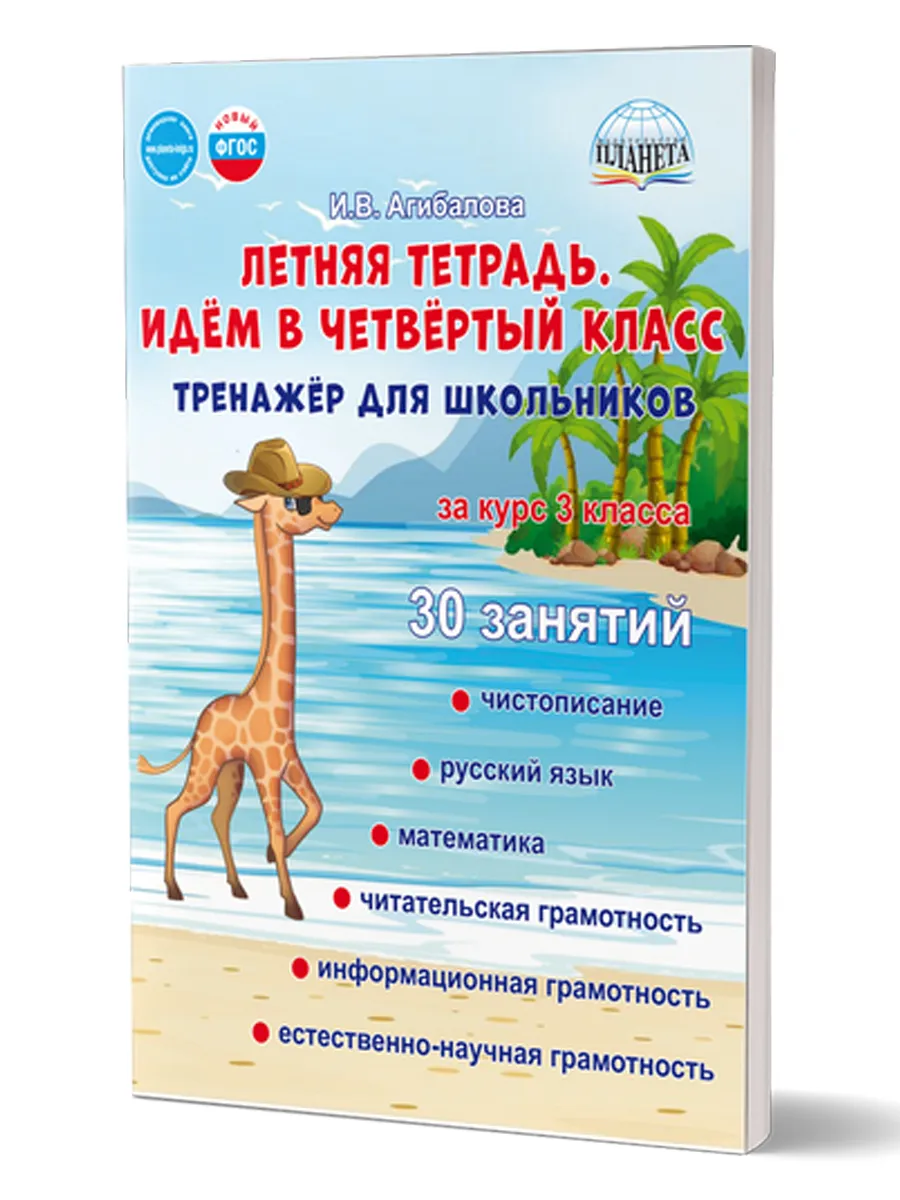Летняя тетрадь. Идём в четвёртый класс. Тренажёр