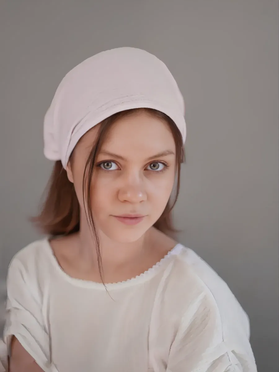 Бандана из муслина на резинке