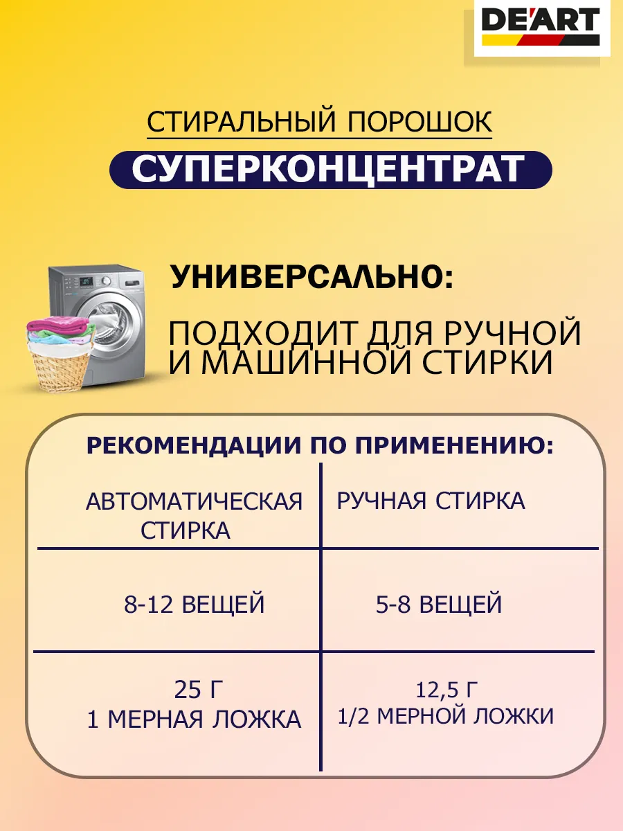 Концентрированный стиральный порошок с пятновыводителем фото 5