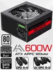 Блок питания для ПК 600W AA-600 APFC ATX 120мм Zircon 370787770 купить за 2 483 ₽ в интернет‑магазине Wildberries
