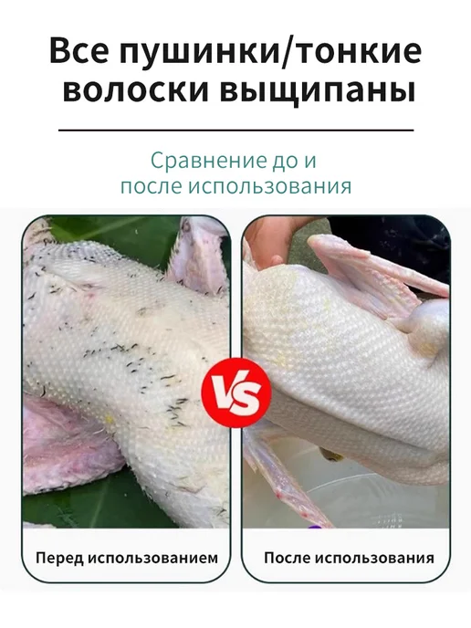 Электрическая обезволашивание птицы, черный, фото 5