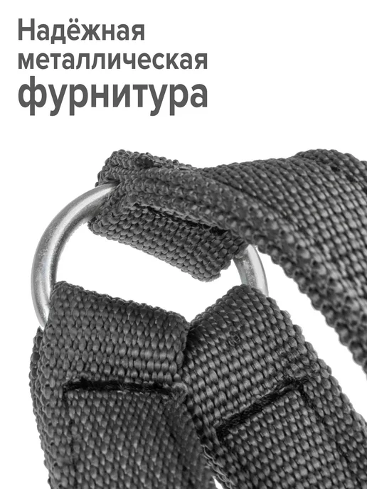 REITER Недоуздок капроновый 25 мм без повода, черный, фото 5
