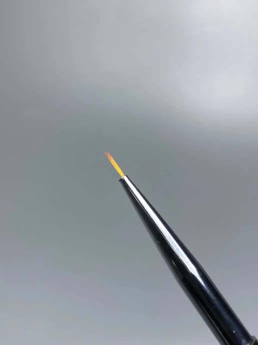 Nail Best Кисть маникюрная Gold 000, синтетика, 6 мм, золотой, фото 2