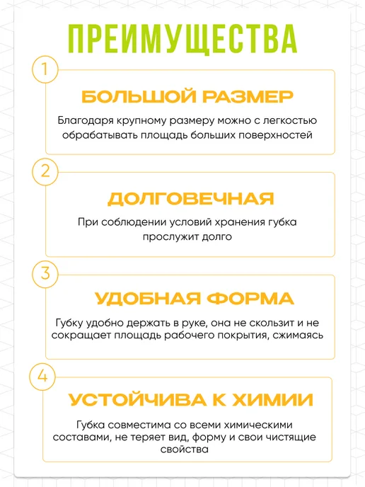 ЛюксПолимер Губка для машины, зеленый, фото 5