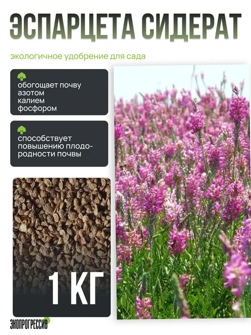 Экопрогрессив Эспарцета 10кг, 1 кг