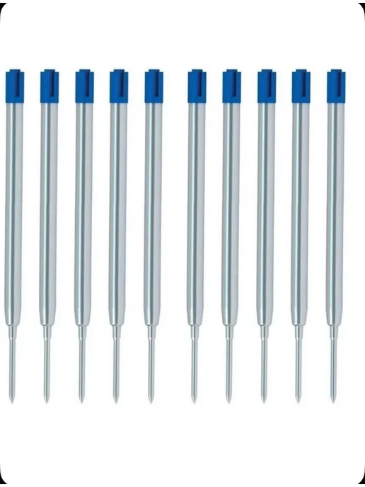 PARKER Стержень 5 шт. синий, шариковый металический, 5 шт, синий, фото 2