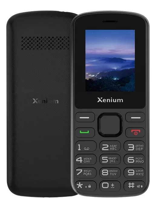 XENIUM Мобильный телефон X170 Black, черный