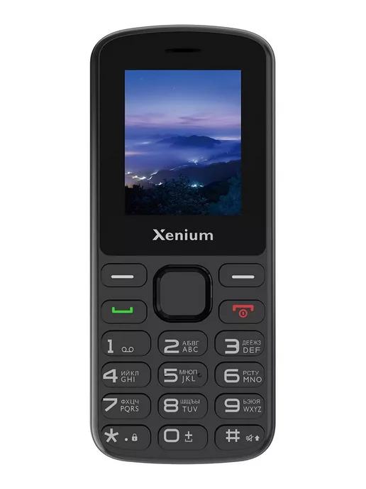 XENIUM Мобильный телефон X170 Black, черный, фото 2