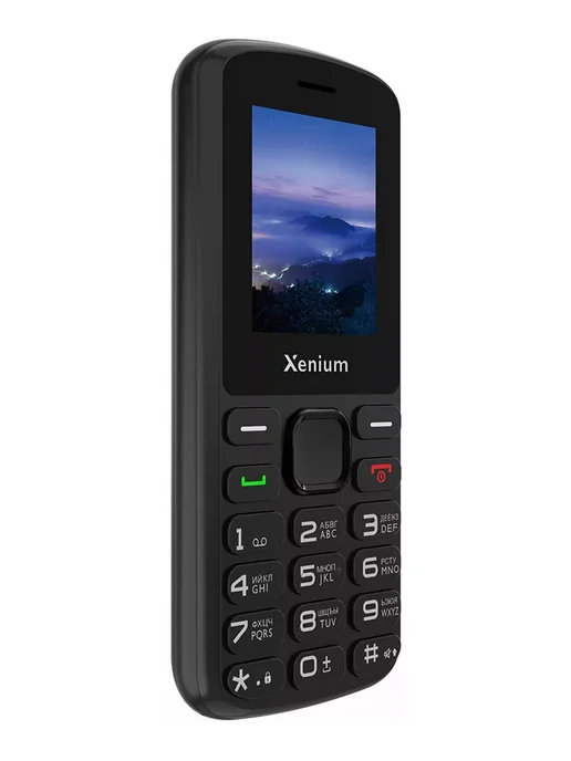 XENIUM Мобильный телефон X170 Black, черный, фото 4