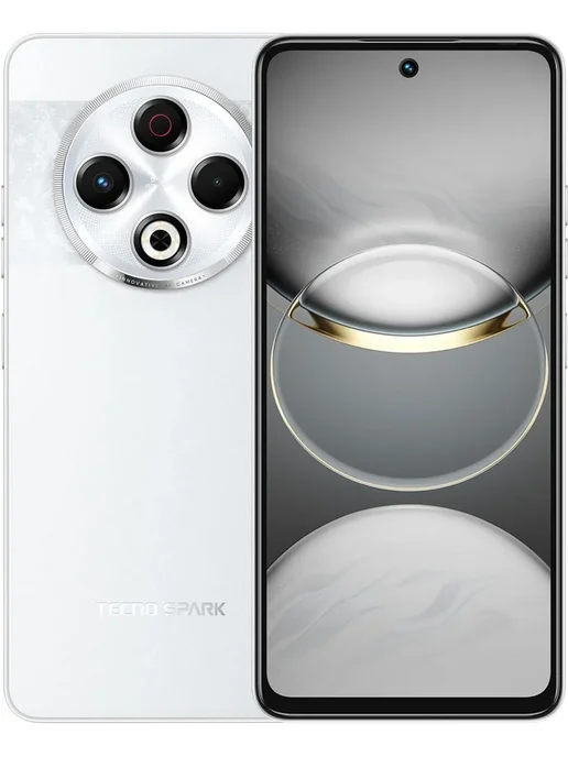 Смартфон TECNO Spark 30 8/128 ГБ, белый