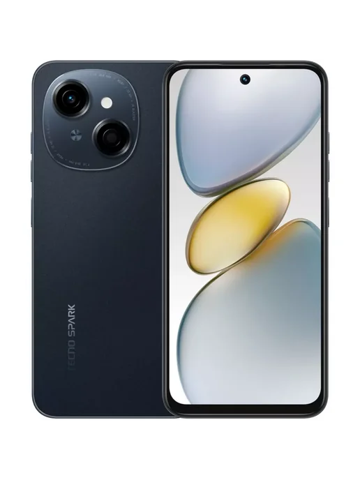 Смартфон TECNO Spark Go 1 4/128 ГБ, черный, фото 2