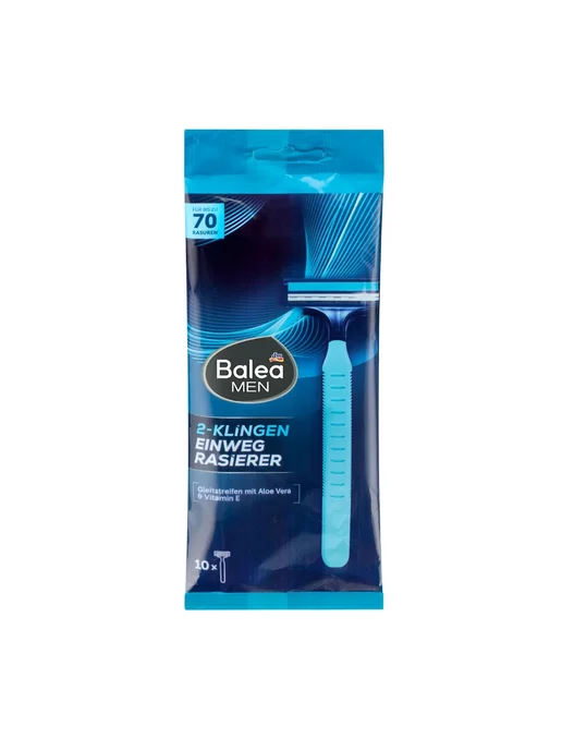 Balea Бритва с 2-мя лезвиями MEN, 3 набора по 10шт, 10 шт, фото 2