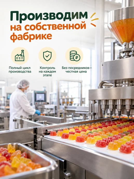 Русский КондитерЪ Мармелад жевательный кисло-сладкий, ассорти бокс 1 кг, 1 кг, фото 5