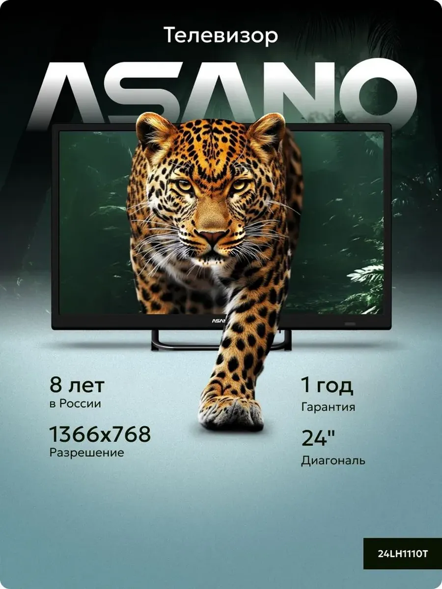 Телевизор LED 24LH1110T 24", HD