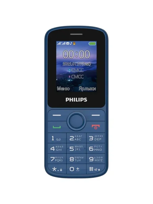 PHILIPS Мобильный телефон Xenium E2101 Blue, синий, фото 2