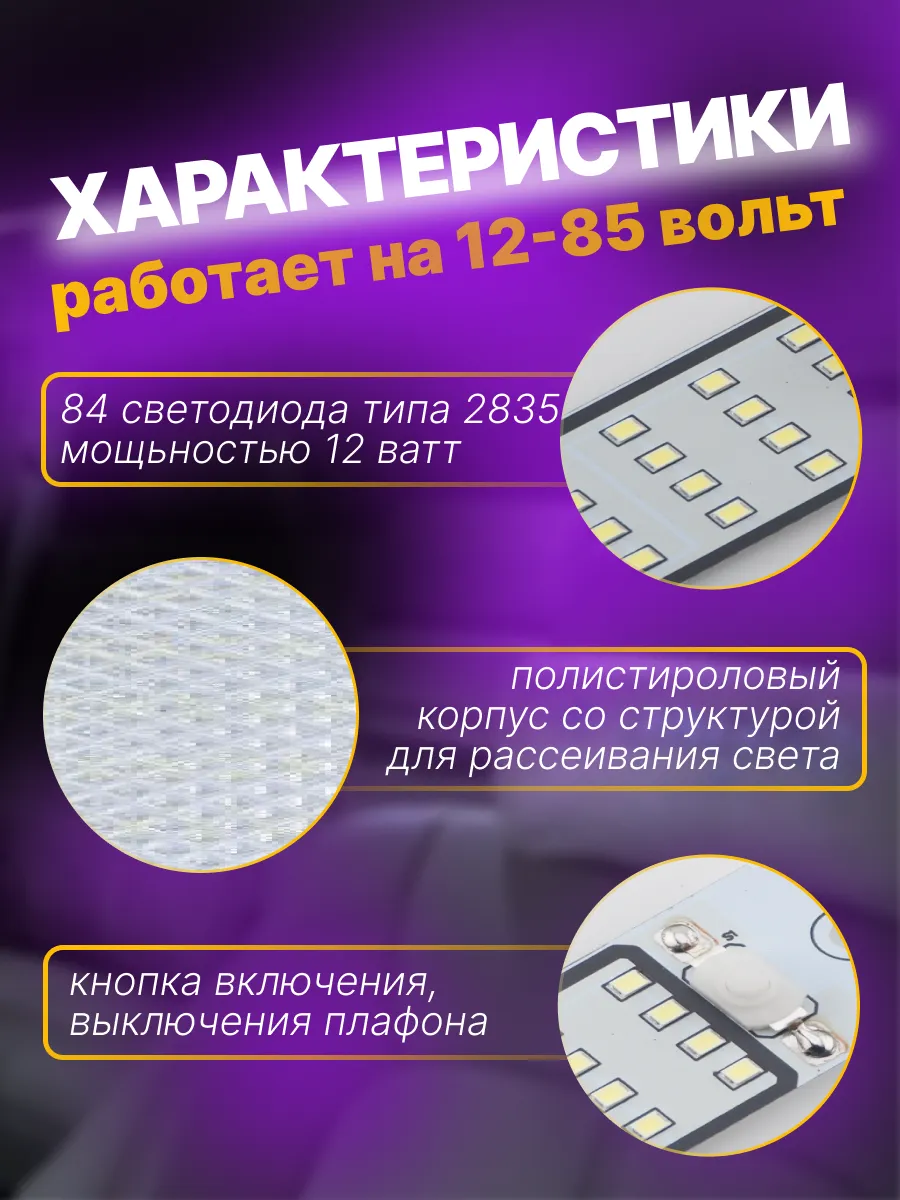 Подсветка в машину в салон светодиодный