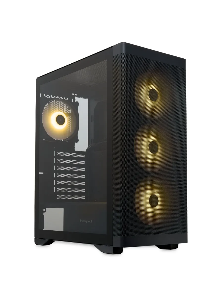 Корпус для компьютера M520 (M520-TGBK-ARGB) HSPD 371717100 купить за 3 445 ₽ в интернет‑магазине Wildberries