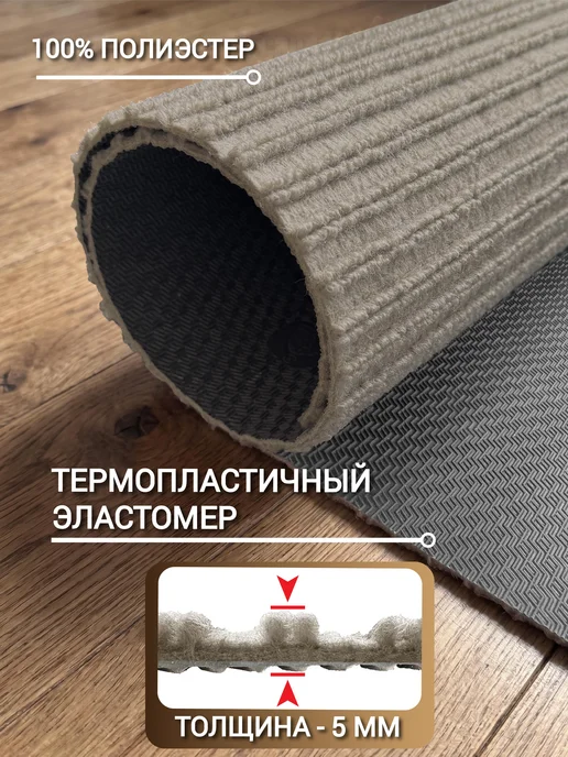 Icarpet Дорожка в прихожую антискользящий 120х300, 120x300, фото 2