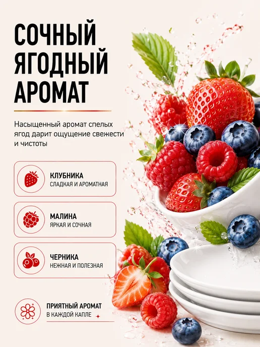 Lion Средство для мытья посуды PRO 750 мл. Спелые ягоды, 750 мл, фото 4