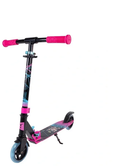 TECH TEAM Самокат Comfort 125 evolution purple, розовый, фото 2