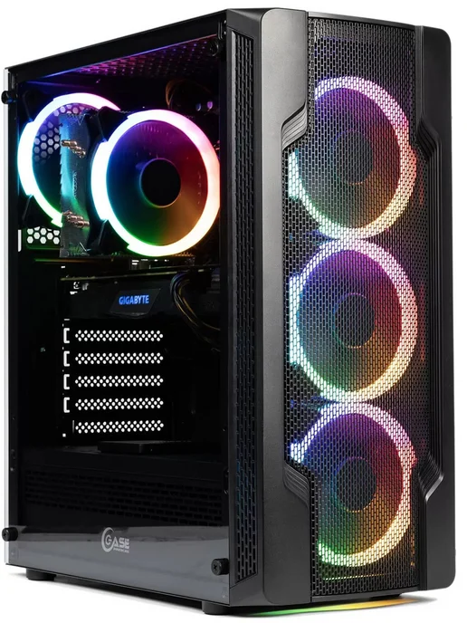 Intel i7 RX5700XT ИГРОВОЙ КОМПЬЮТЕР пк системный блок, черный