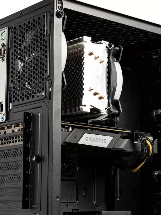 Intel i7 RX5700XT ИГРОВОЙ КОМПЬЮТЕР пк системный блок, черный, фото 5