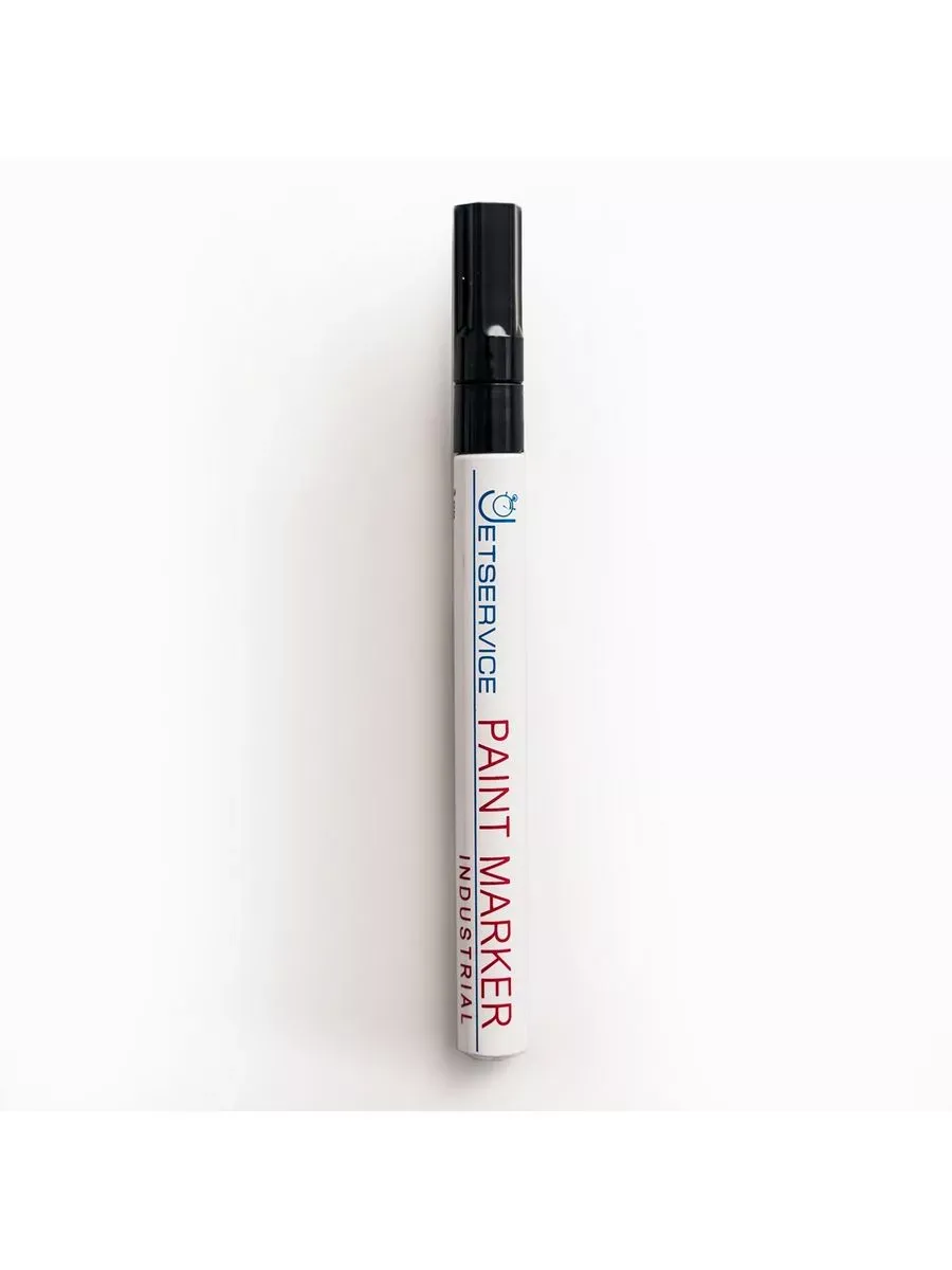 Маркер-краска JetService JSPM-01-01 slim 1,5-3мм черный