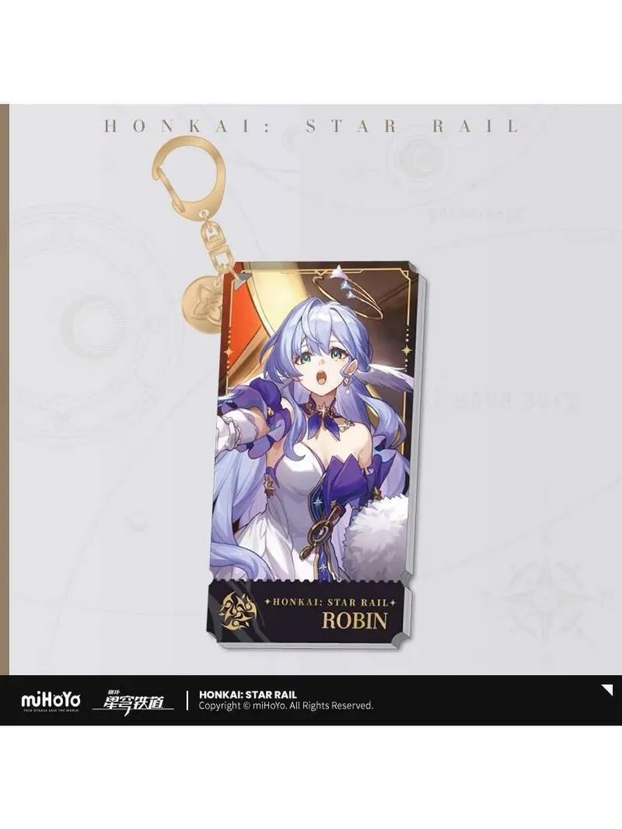 Брелок акриловый Honkai RPG The Harmony Path Robin 22661 Брелок акриловый Honkai RPG The Harmony Path Robin 22661