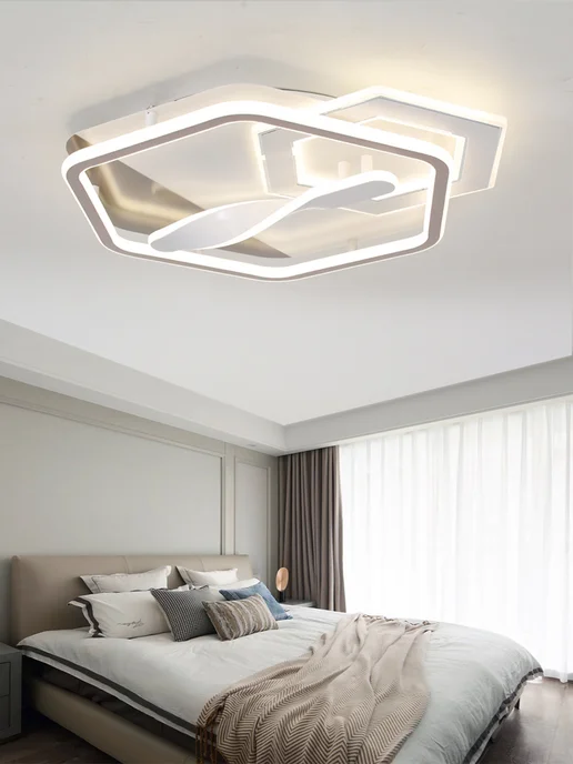 UMI Люстра в зал потолочная LED, белый, фото 7