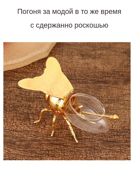 Банка для меда Сахарницы, бежевый, фото 5