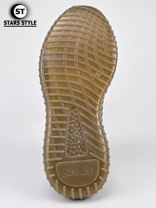 Stars style Кроссовки yeezy boost 350, коричневый, фото 7