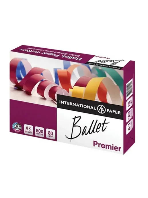 Бумага Ballet Premier A3, 80 г/м², 500 листов, 1 пачка, фото 8