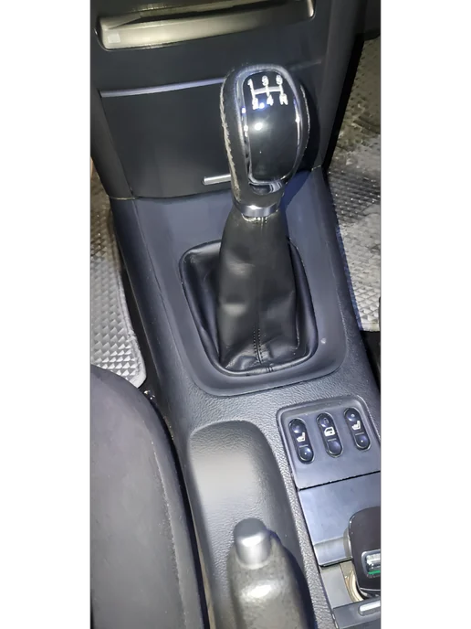 Double Ol Чехол для ручки КПП Nissan PRIMERA P12 P11 ALMERA N16, черный, фото 3