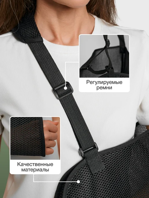 PureHealth Бандаж для руки при переломе, черный, фото 5