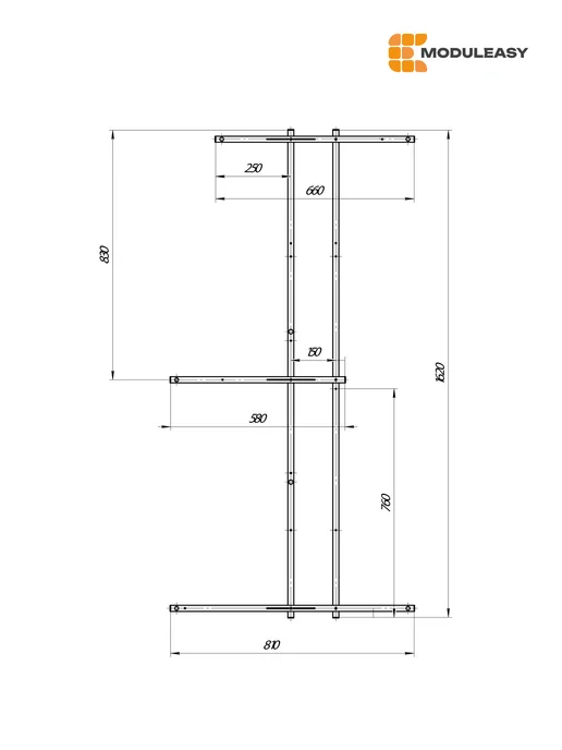 MODULEASY Рама разборная для ванны Финнел 165х85 см 03фин16585, 165x85 см, фото 4
